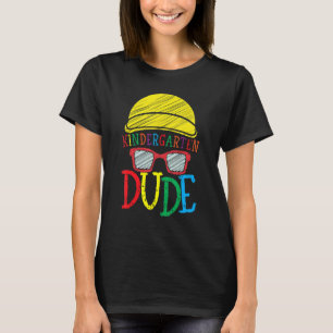 T-shirt Jardin D'Enfants Dude Premier Jour Retour À L'Écol