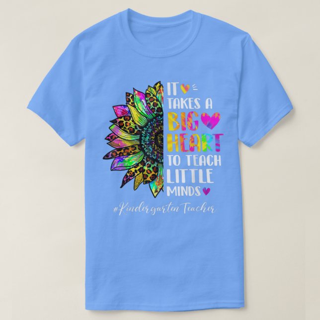 T-shirt Jardin D'Enfants Enseignant Il Prend Une Forme De  (Design devant)