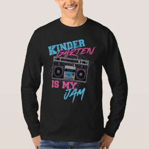 T-shirt jardin d'enfants est ma confiture vintage 80s boom