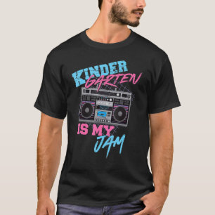 T-shirt jardin d'enfants est ma confiture vintage 80s boom