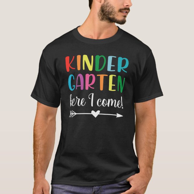 T-shirt Jardin d'enfants Here I Come Teacher (Devant)