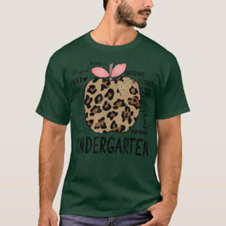 T-shirt Jardin d'enfants Leopard Pomme Appréciation de l'e
