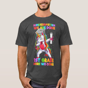 T-shirt Jardin D'Enfants Nous Avons Terminé 1Ème Année Ici