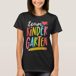 T-shirt Jardin D'Enfants Professeur Étudiant S'Amuser Reto