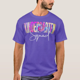 T-shirt Jardin d'enfants Squad Tie Dye Retour à l'école ap