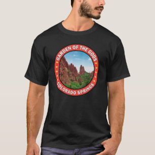 T-shirt Jardin des Dieux Colorado Springs Badge