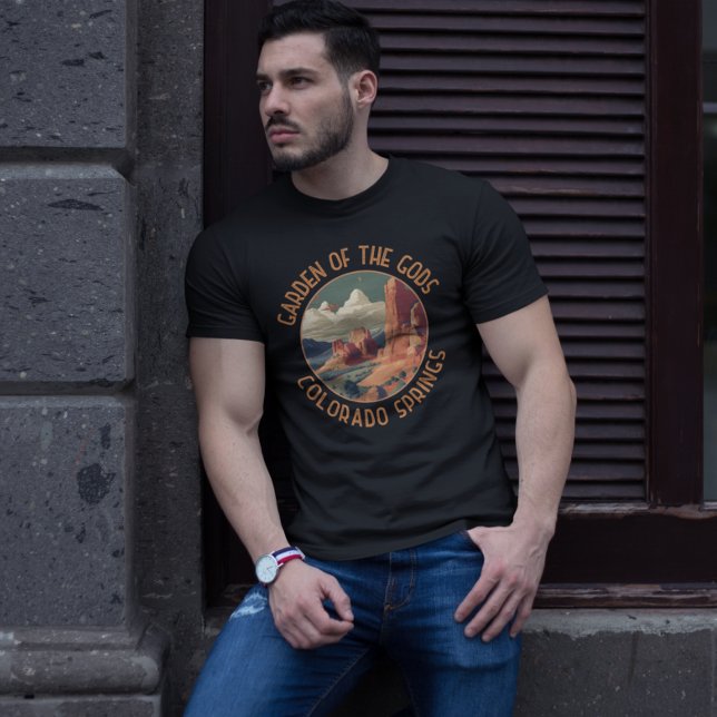T-shirt Jardin des dieux Colorado Springs désorganisé (Créateur téléchargé)