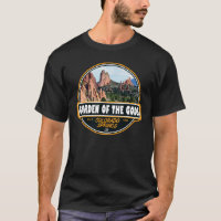 Jardin des dieux Colorado Springs Emblem de voyage