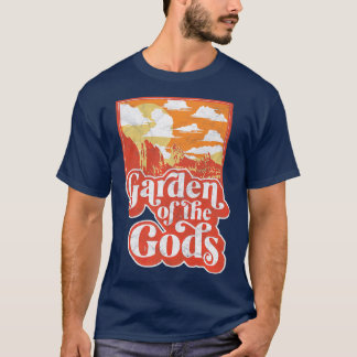 T-shirt Jardin des Dieux Colorado Vintage 80s Escalade