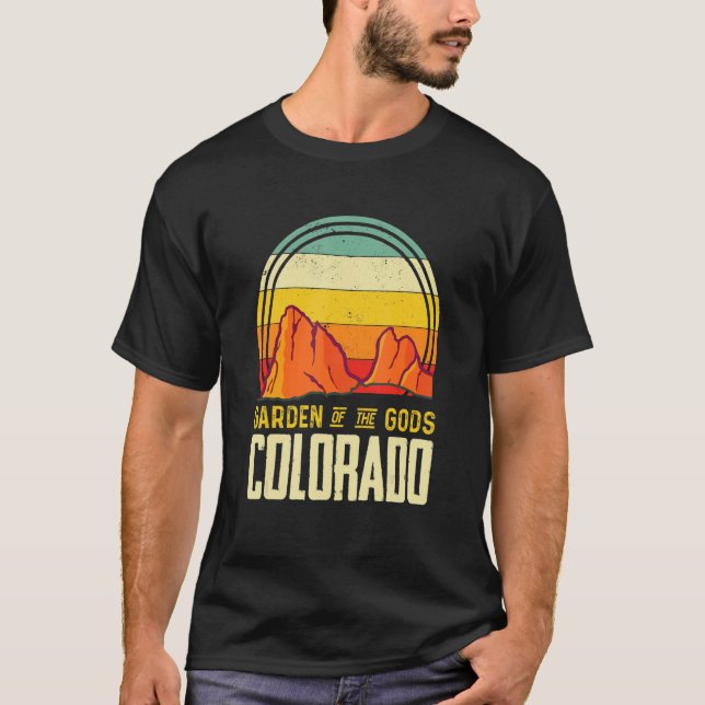 T-shirt Jardin Des Dieux Parc National Colorado Souvenir (Devant)