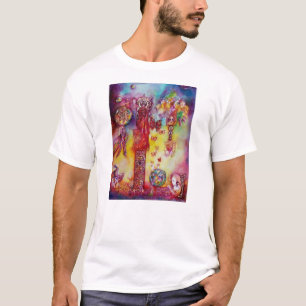 T-SHIRT JARDIN DES OMBRES PERDUES, DES FAERY ET DES PAPILL