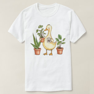 T-shirt Jardin d'oie Powered by Plantes & Café Vintag