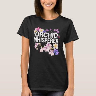 T-shirt Jardin D'orchidées Planter J'aime Les Orchidées En