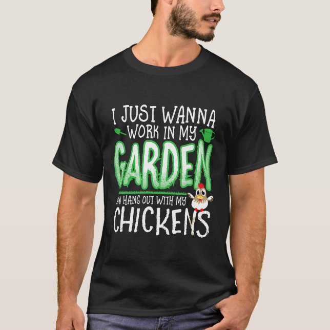 T-shirt Jardin du poulailler (Devant)