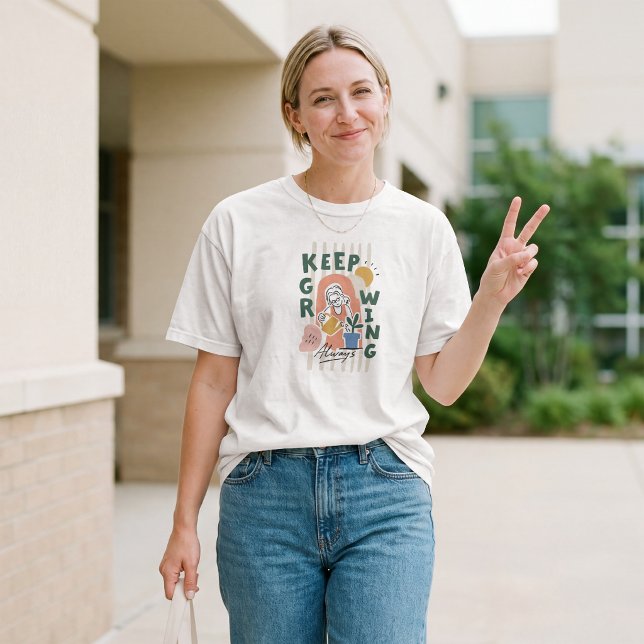 T-shirt Jardin en Croissance Continue (Créateur téléchargé)