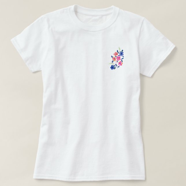 T-shirt Jardin fleuri (Design devant)