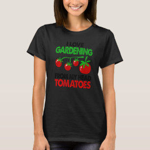 T-shirt Jardin Gardener J'Aime Le Jardin De Ma Tête Toma