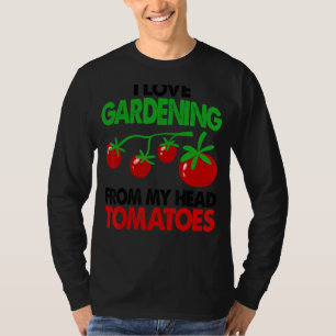 T-shirt Jardin Gardener J'Aime Le Jardin De Ma Tête Toma