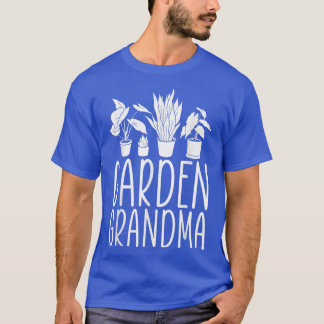 T-shirt Jardin Grand-mère Chemise Fleur Jardin Grand-mère