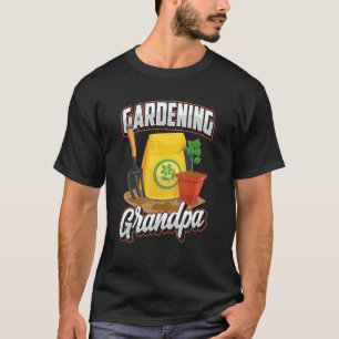 T-shirt Jardin Grand-père Grand-père Paysage Grand-jardin