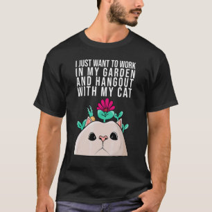 T-shirt Jardin Hommes Et Femmes Plantes Jardinage