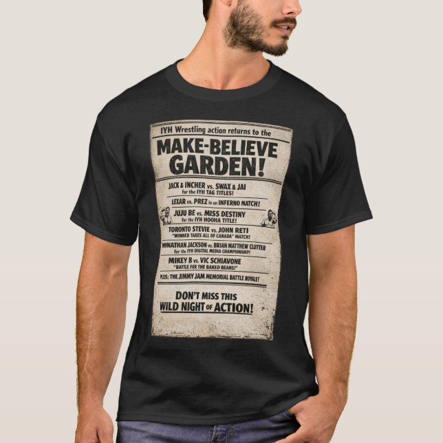 T-shirt Jardin imaginaire IYH (Devant)