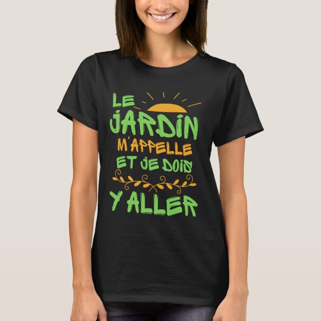 T-shirt Jardin Jardinage (Devant)