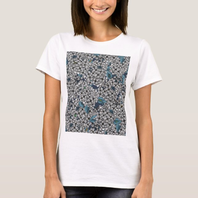 T-shirt Jardin Lilac blanc (Devant)