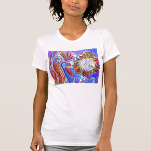T-shirt Jardin magique bleu 2