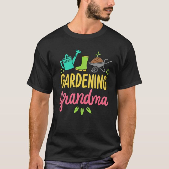 T-shirt Jardin mignon Grandma Cadeau Funny Jardin végétal (Devant)