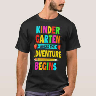 T-shirt Jardin Où L'Aventure Commence À Sc