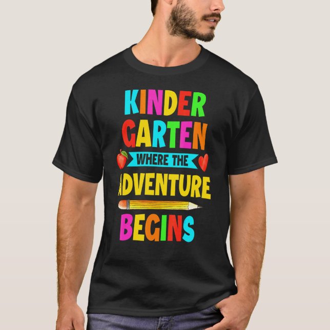 T-shirt Jardin Où L'Aventure Commence À Sc (Devant)