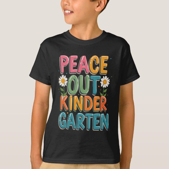 T-shirt Jardin Peace Out (Devant)