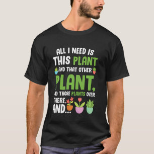 T-shirt Jardin Plante fou jardiniers dame