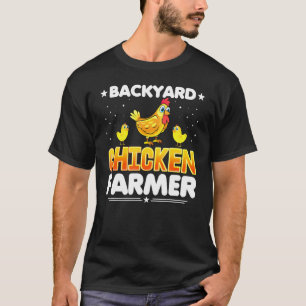T-shirt Jardin Producteur de poulet - Agriculture de poule