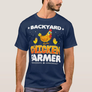 T-shirt Jardin Producteur de poulet - Agriculture Poulet D