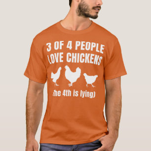 T-shirt Jardin Producteur de poulet drôle Amoureux de poul
