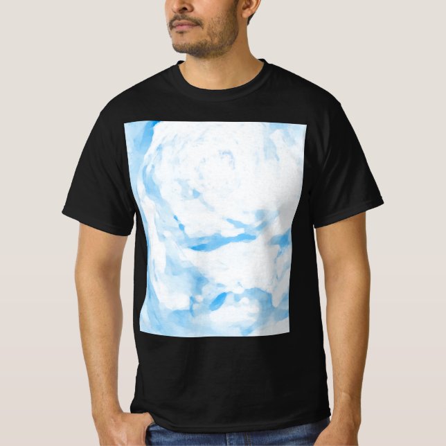 T-shirt Jardin secret - Bleu (Devant)