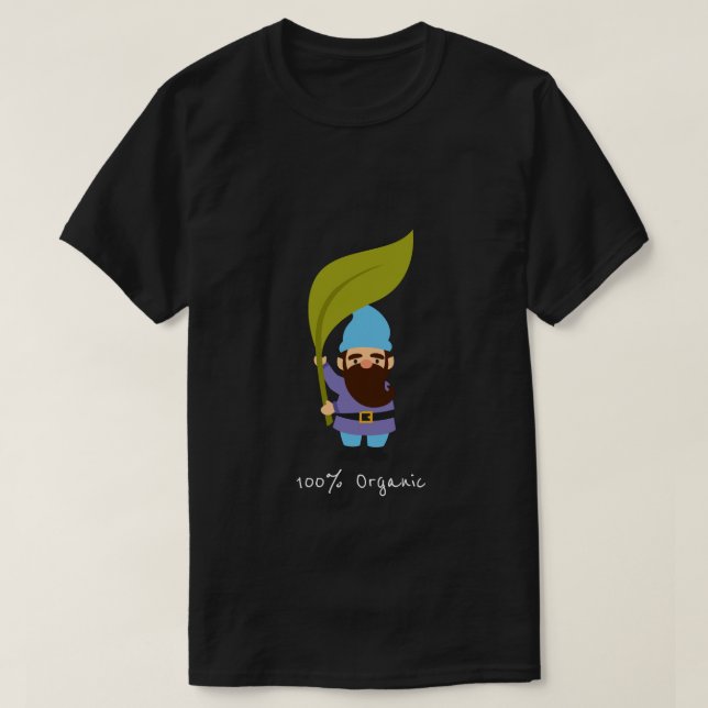 T-shirt Jardin slogan bio avec génome du jardin (Design devant)