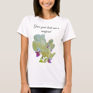 T-shirt Jardin, terre et amateurs de forêt tropicale, orch