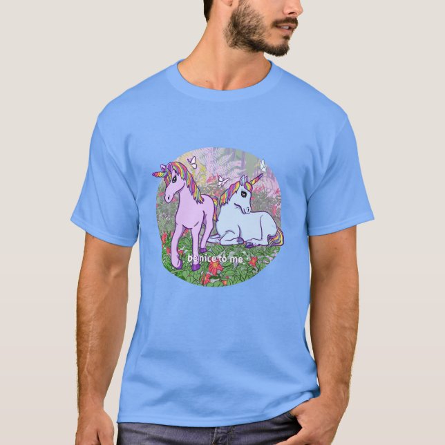 T-shirt Jardin Unicorne (Devant)