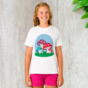 T-shirt Jardin vibrant de champignons amanites