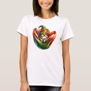 T-shirt Jardin Whimsical Watercolor Gnome