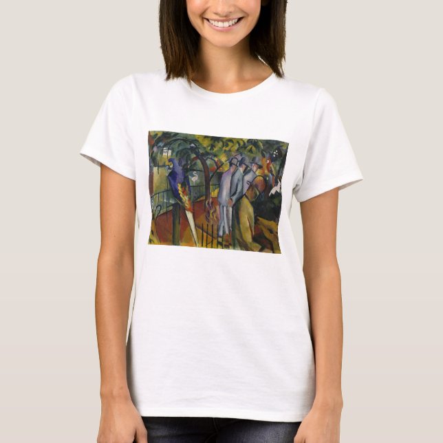 T-shirt Jardin zoologique I d'August Macke | (Devant)