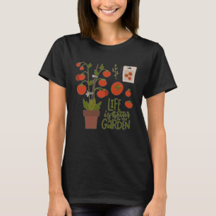 T-shirt Jardinage 4\AU JARDIN Mignon Décontracté Relaxant