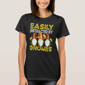T-shirt Jardinage 4\Facilement Distrait Par Les Nains Tour