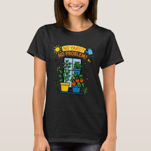 T-shirt Jardinage 4\Fenêtre de jardin intérieur mignon ave