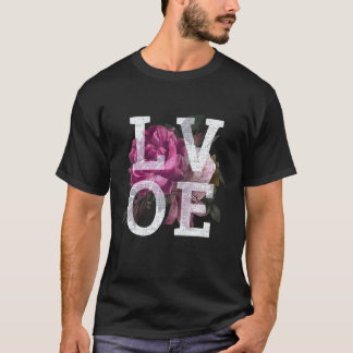 T-shirt Jardinage 4\Fleur d'amour Rose Fleurir Fleur Avec