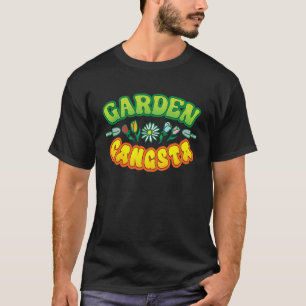 T-shirt Jardinage 4\Gangsta de jardin drôle Jardinier plan