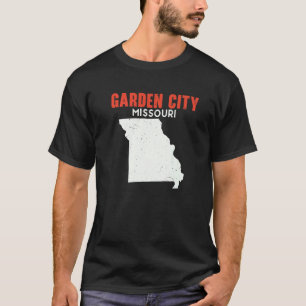 T-shirt Jardinage 4\Garden City Missouri USA État Amérique